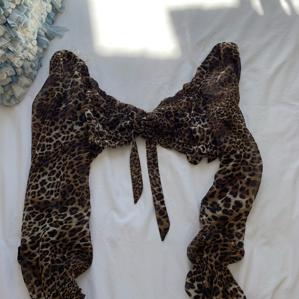 Tiger mist crop top